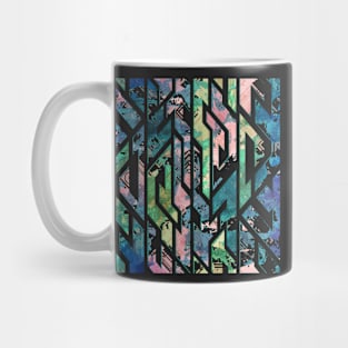 Multicolored geometric Mug